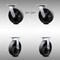 Service Caster 8 Inch SS Glass Filled Nylon Caster Set with Roll Bearings 2 Swivel Lock 2 Rigid SCC-SS30S820-GFNR-BSL-2-R-2 - alternate 1